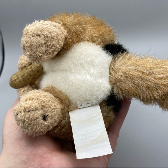 Stuffed Animal House Chipmunk "Peanut" Squirrel Plush 6" Brown Realistic 2019 - Picture 6 of 7